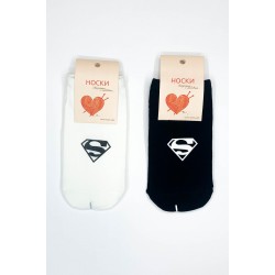 Носки женские Чулок с рисунком "с суперменом"