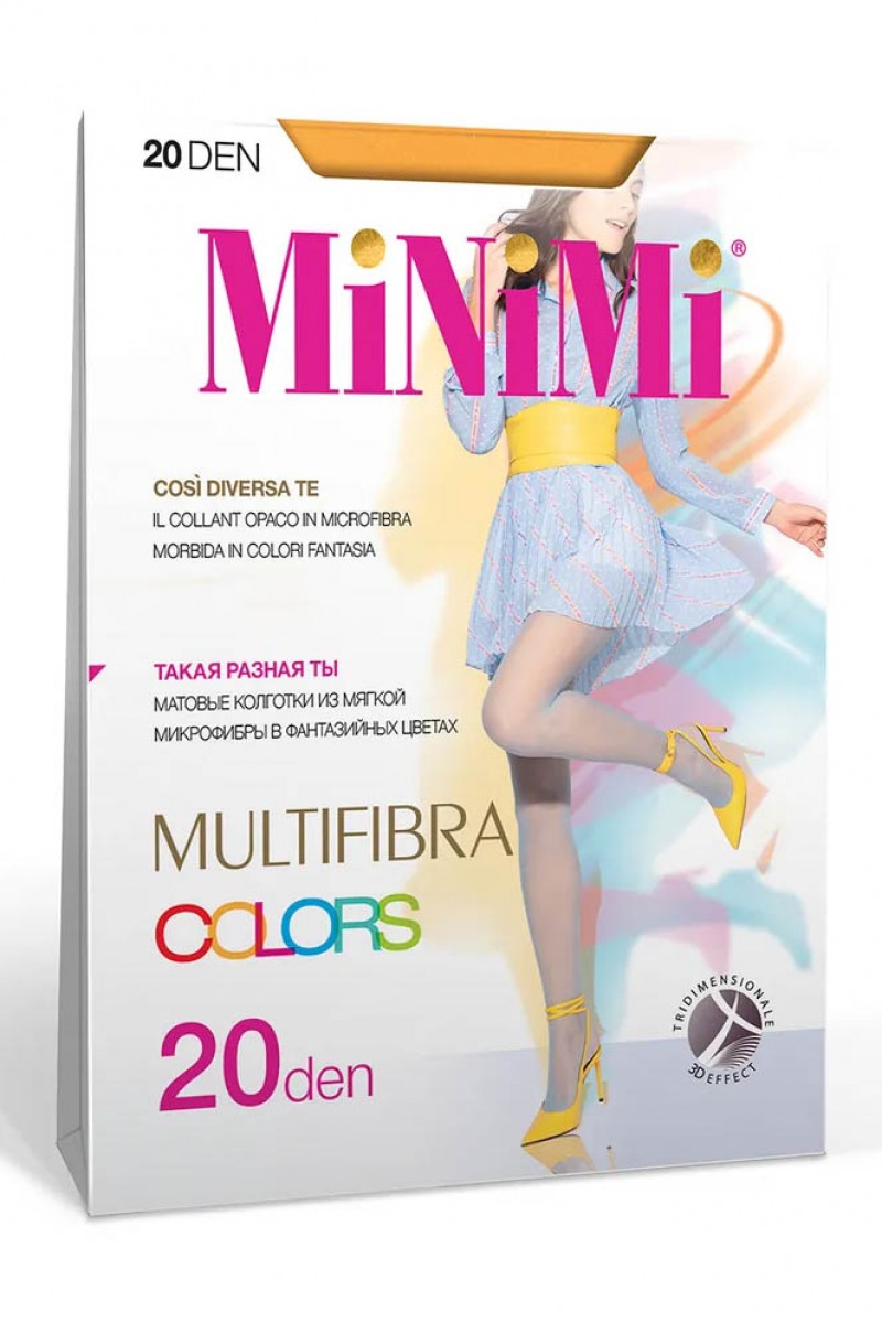 Колготки классические Minimi Multifibra Colors 20