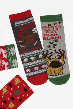 Носки женские Чулок Новогодние 89