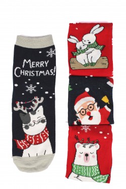 Носки женские Чулок Новогодние 90