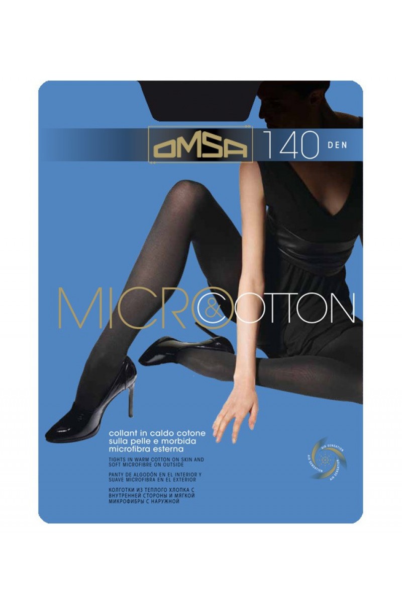 Колготки классические Omsa Micro&Cotton 140