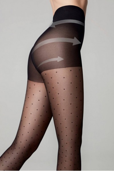 Колготки фантазийные Conte Dots Slim 40 22c-1