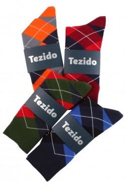Носки мужские Tezido Ромбы
