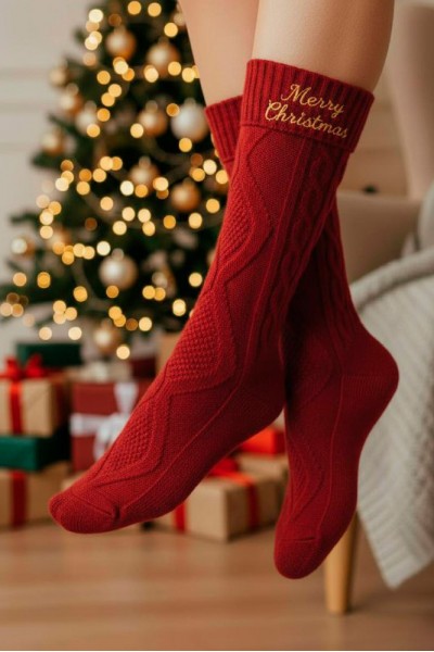 Носки женские Чулок Новогодние 117