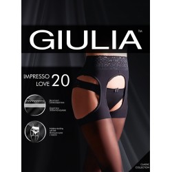 Колготки фантазийные Giulia Impresso Love 20