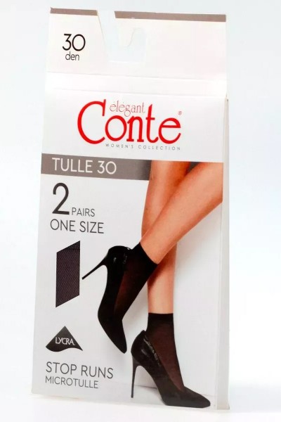 Носки женские Conte Tulle 30 (2п.)