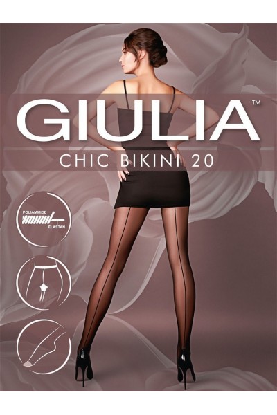 Колготки классические Giulia Chic 20 bikini