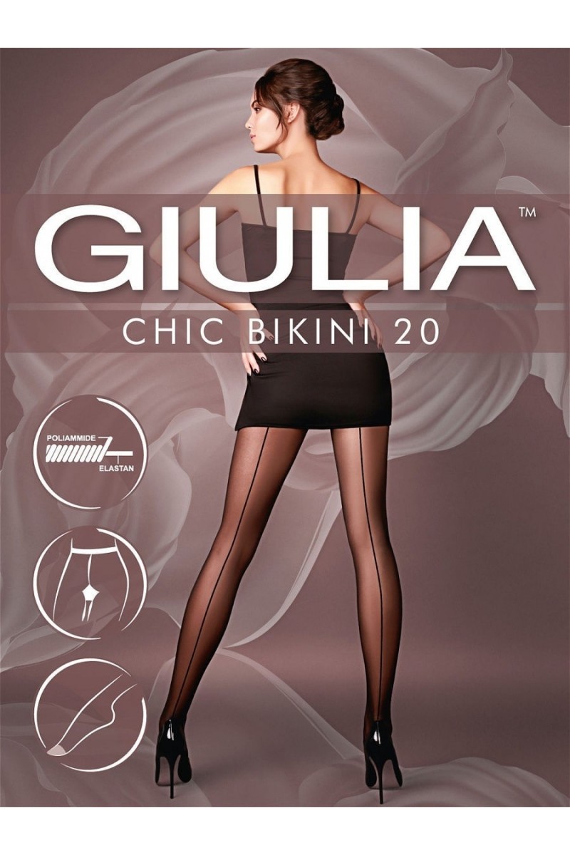 Колготки классические Giulia Chic 20 bikini