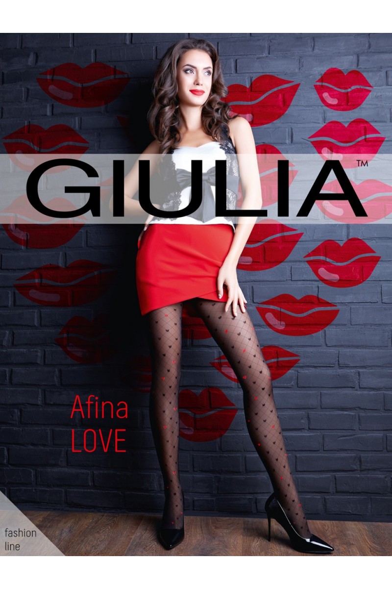 Колготки фантазийные Giulia Afina Love 02