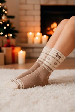Носки женские Чулок Новогодние 131