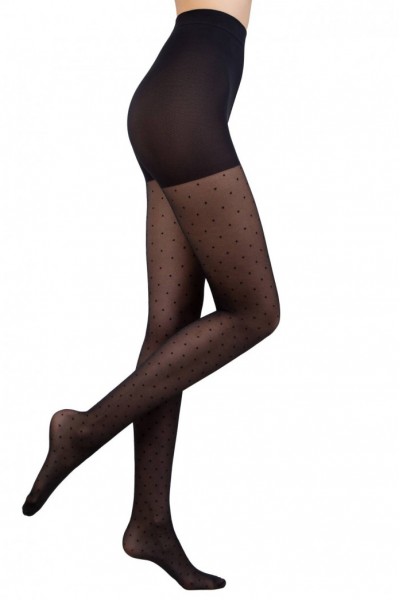Колготки фантазийные Conte Dots Slim 40 22c-1