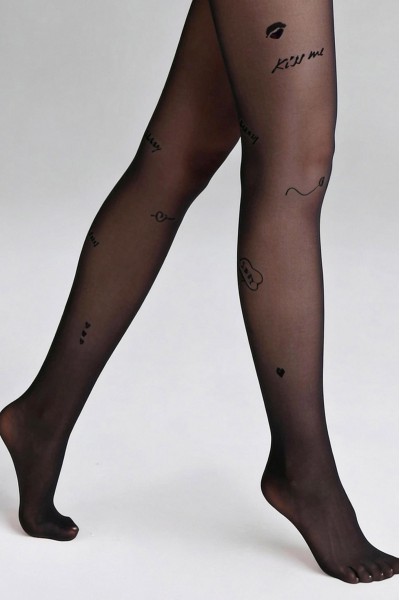 Колготки фантазийные Marilyn Allure G009