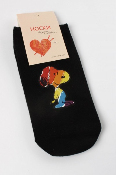 Носки женские Чулок с рисунком "Снупи"