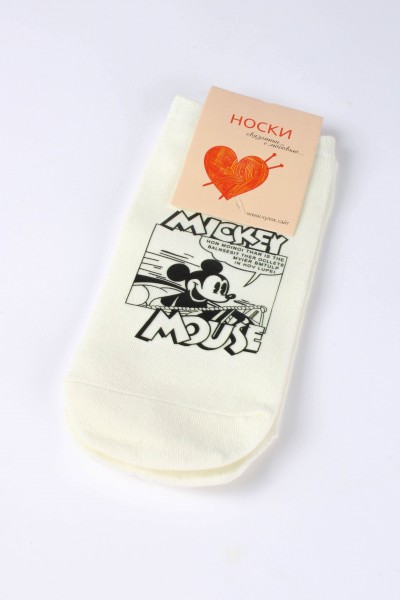Носки женские Чулок с рисунком "Микки Маус 02"