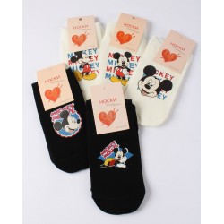 Носки женские Чулок с рисунком "Микки Маус"