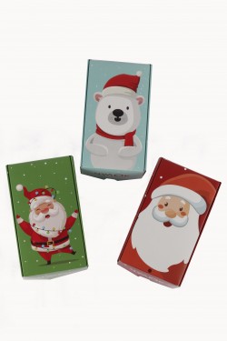 Коробочка Чулок новогодняя 07