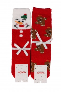 Носки женские Чулок Новогодние 124