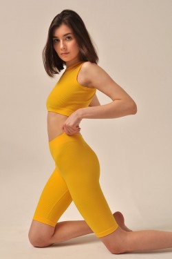 Велосипедки женские MY PA829 Short Leggings Rib